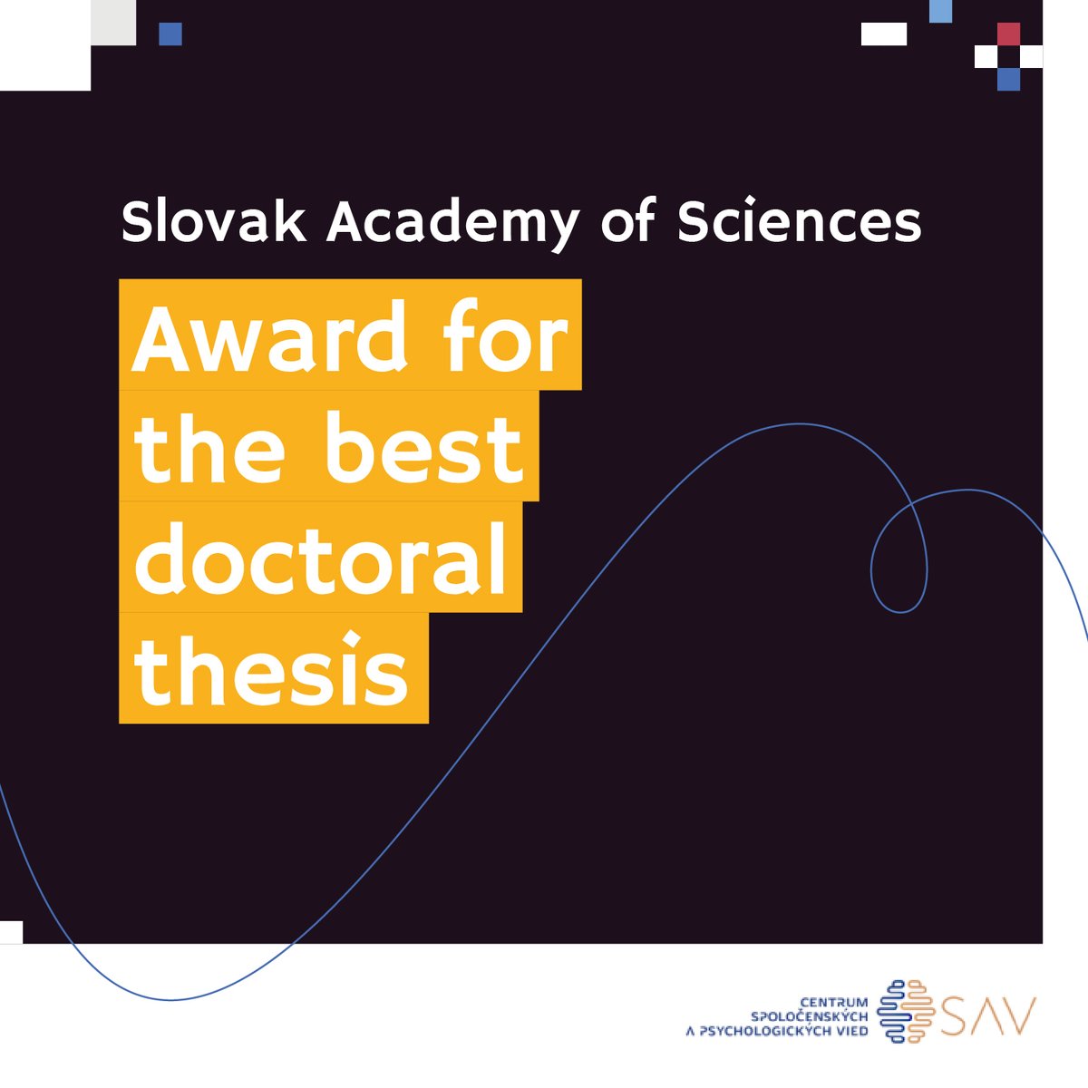 We are very happy that we had the chance to contribute the doctoral thesis that won first place in the main category of Social Sciences at at the Slovak Academy of Sciences. Congratulations to Jana Papcunová!
<a href="/papcunovajana/">jana</a> <a href="/ViedAkademia/">Slovenská akadémia vied</a>
