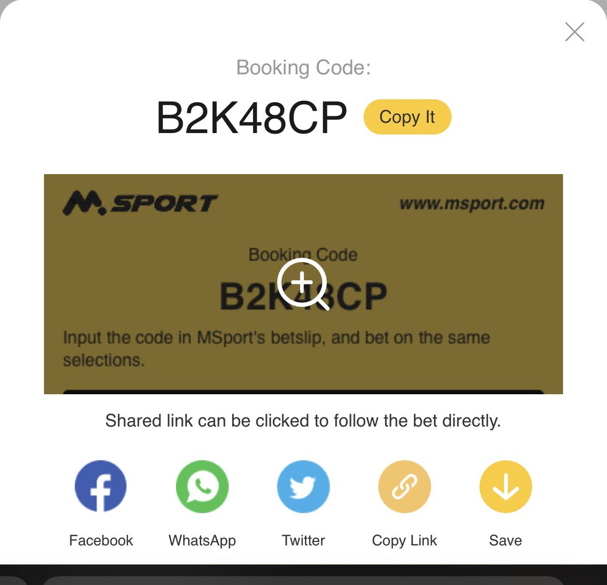 Unwanted Friend 🌚🔞 on Twitter "8 odds on Msport. BET OF THE DAY 🔥 Code