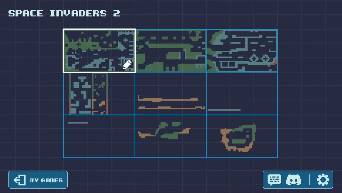 play_moddy's tweet photo. Working on editor game map. Some complex stuff needs to be compact, clean yet functional and usable. It takes a few iterations and you don't know if UX is any good until you implement and test it! #gamedev #indiegamedev #uidesign #uxdesign #pixelart #pixelgame #playmoddy #moddy https://t.co/P971CfDFfm