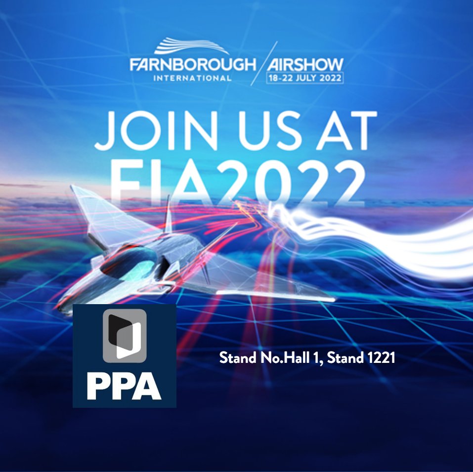 Only the weekend separates us from the Farnborough International Airshow 2022. 
We will be on the MRO Hub with Aerospace Wales Forum Ltd 

Our MD Pete Gunson will be on the stand &amp; Elie Weill will be there
sales@ppagroup.net

View our online brochure here.
ow.ly/kZE550JPhgw