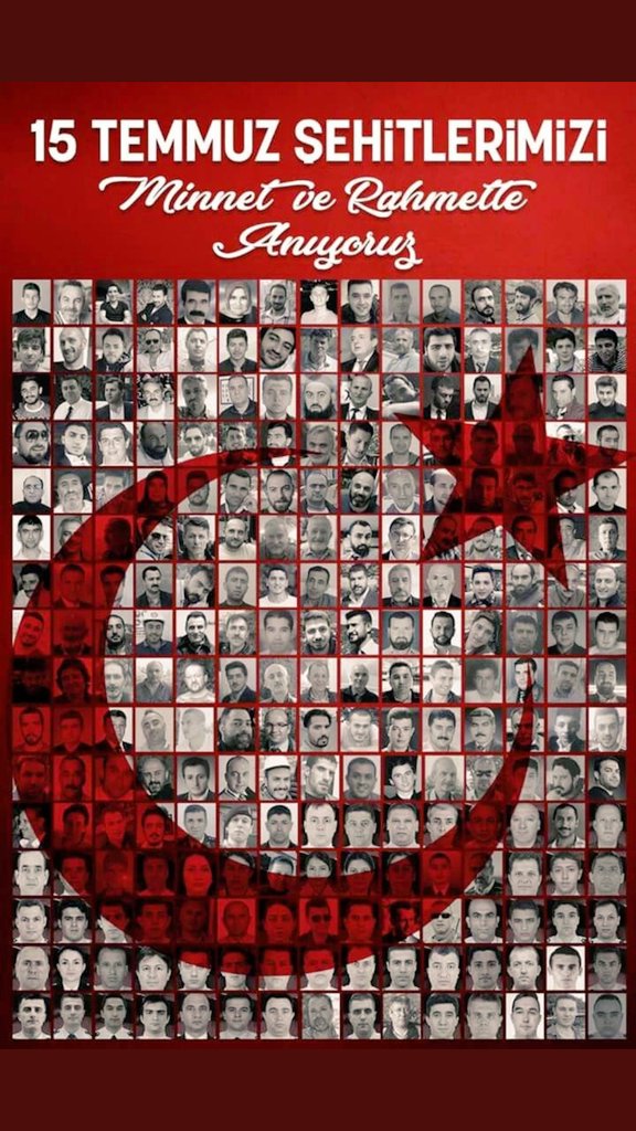 Rahmet ve minnetle anıyoruz.
#15Temmuz