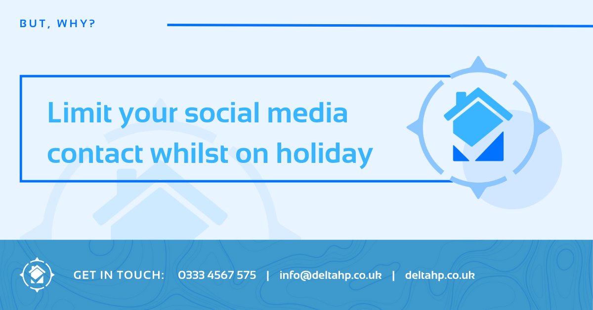 ProtectionDelta's tweet image. Whilst you may think you&apos;re sharing your #holiday of a lifetime, a criminal thinks it&apos;s an opportunity of a lifetime 🌎

Our team are able to advise on the do&apos;s and don&apos;ts to protecting your home, so get in touch today 👉 bit.ly/3mGCxEL 

#givesomethingawayday