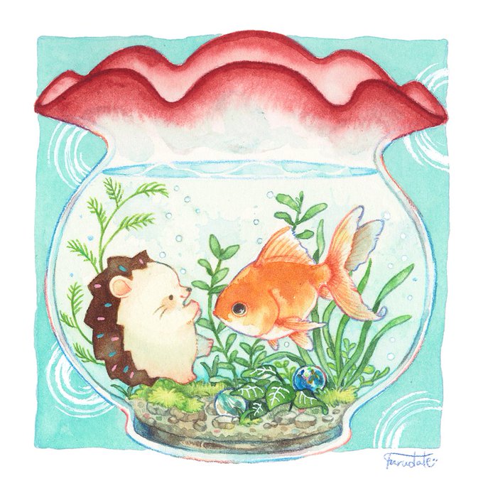魚イラストのtwitterイラスト検索結果