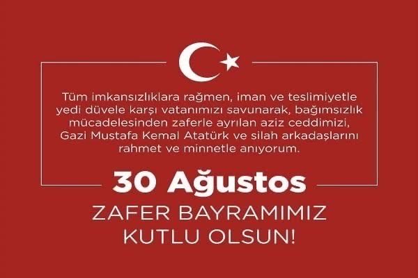 ustunezer's tweet photo. 30.AĞUSTOS ZAFER BAYRAMIMIZIN 100. YILDÖNÜMÜDÜR ! Yani Kurtuluş Savaşımızın , tam bağımsızlığımızın HAYKIRILACAĞI GÜNDÜR ! 
Atatürk’çü , Milliyetçi Siyasi Partiler , Belediyeler , 
Mustafa Kemal Atatürk’ün izinde olduğunu söyleyenlerin sınav günüdür o gün !
( Devamı var ) https://t.co/e7jj6ADY2l