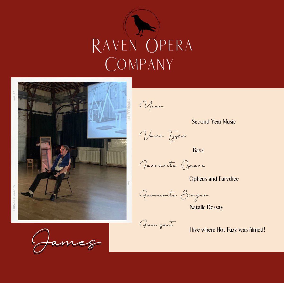 RavenOpera's tweet photo. Our director for 2022/23 is the wonderful James Gooding https://t.co/XSyFlLHue6