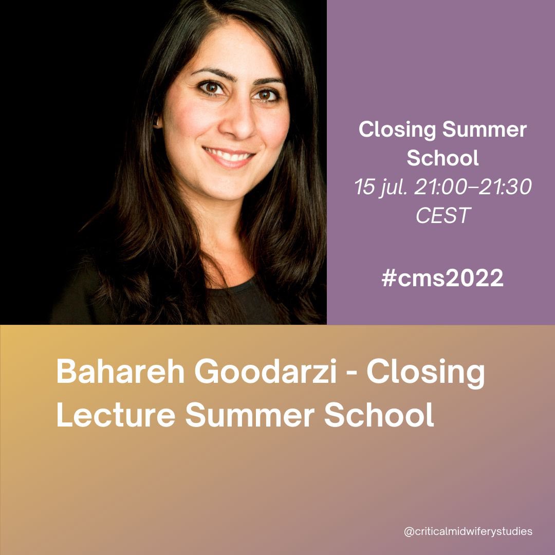 And then a closing lecture by our own <a href="/BaharehGoodarzi/">Bahar Goodarzi</a> 🎉 #CMS2022