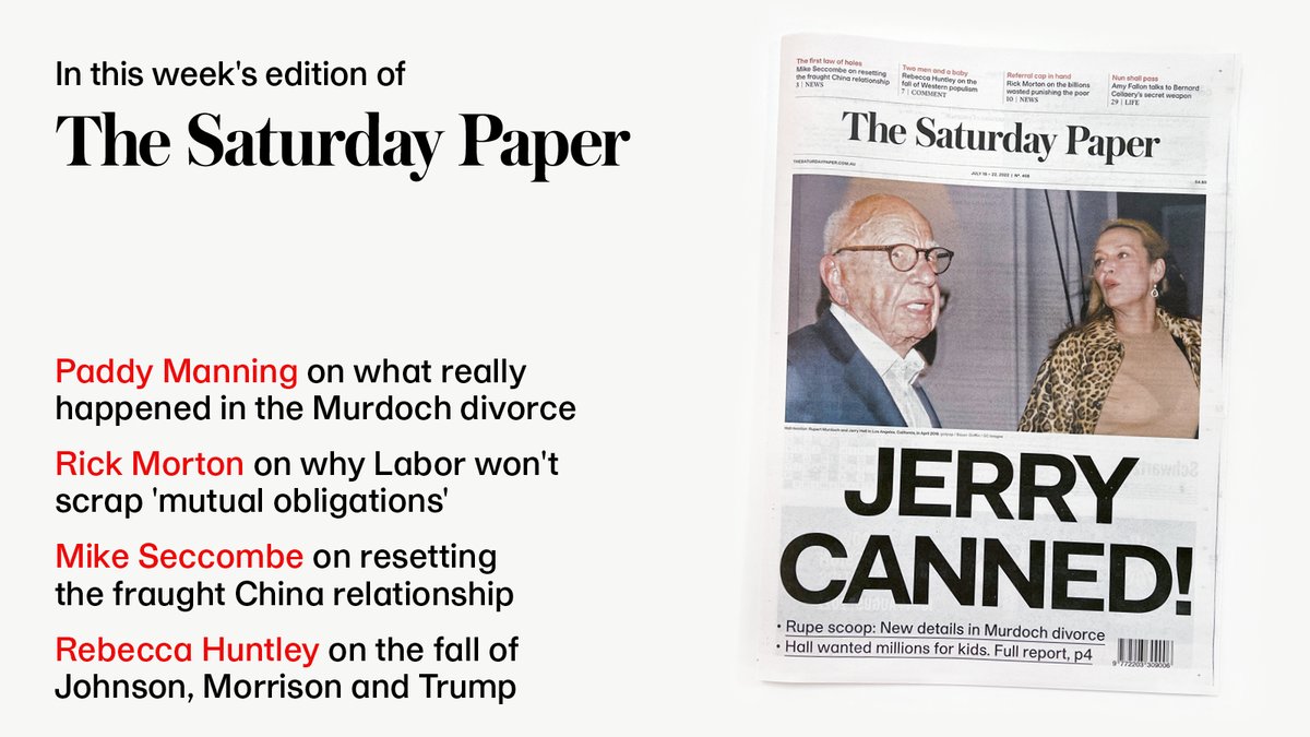The Saturday Paper tweet media