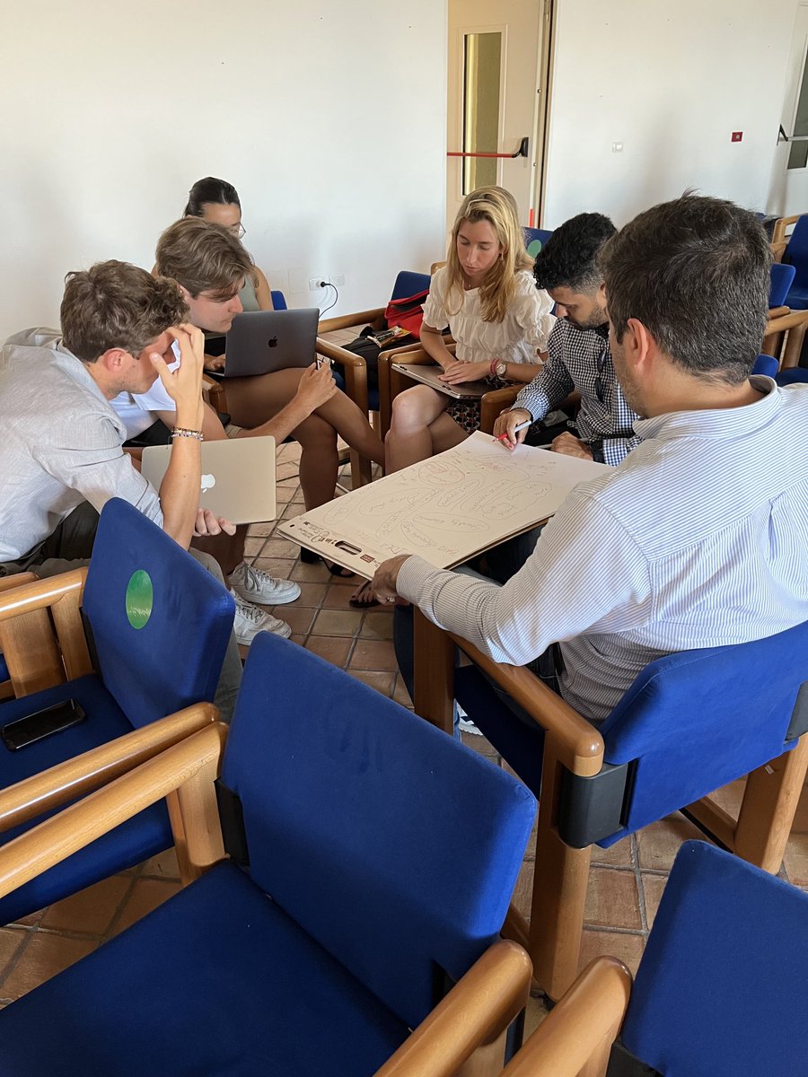 Salvo_De_Caro's tweet photo. At #buds #torvergata ⁦Splitting in group to envision the sustainability company of the future at the #managementconsulting in the digital age #intensivetrainingprogram ⁦@raffamollame⁩ @SAPItalia⁩ https://t.co/HfquSbfBpU