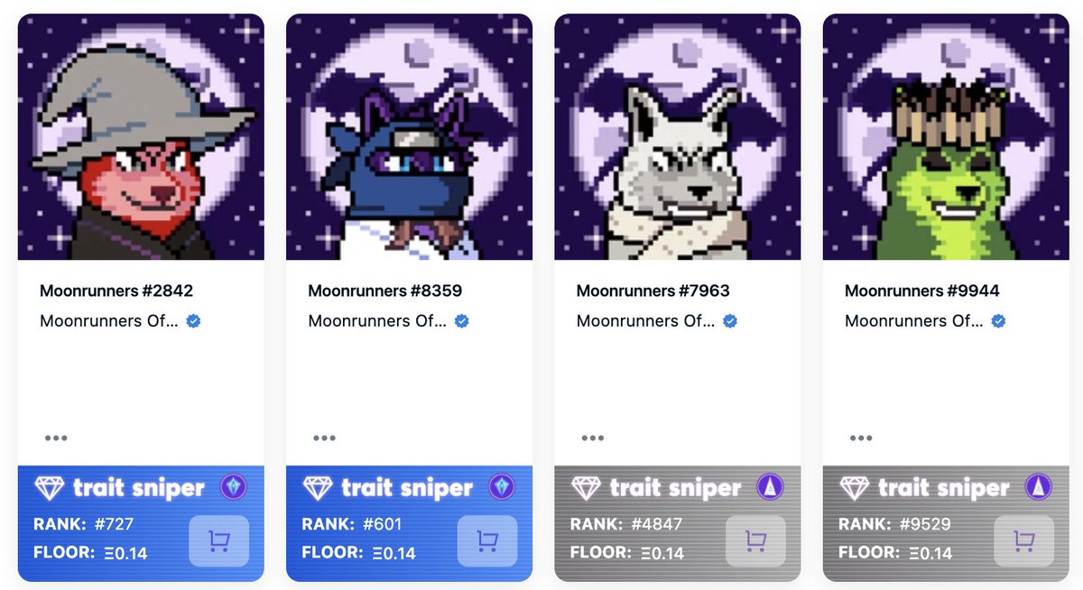 More and more.
Awooooooo~
<a href="/MoonrunnersNFT/">Moonrunners</a> #moonrunnersnft