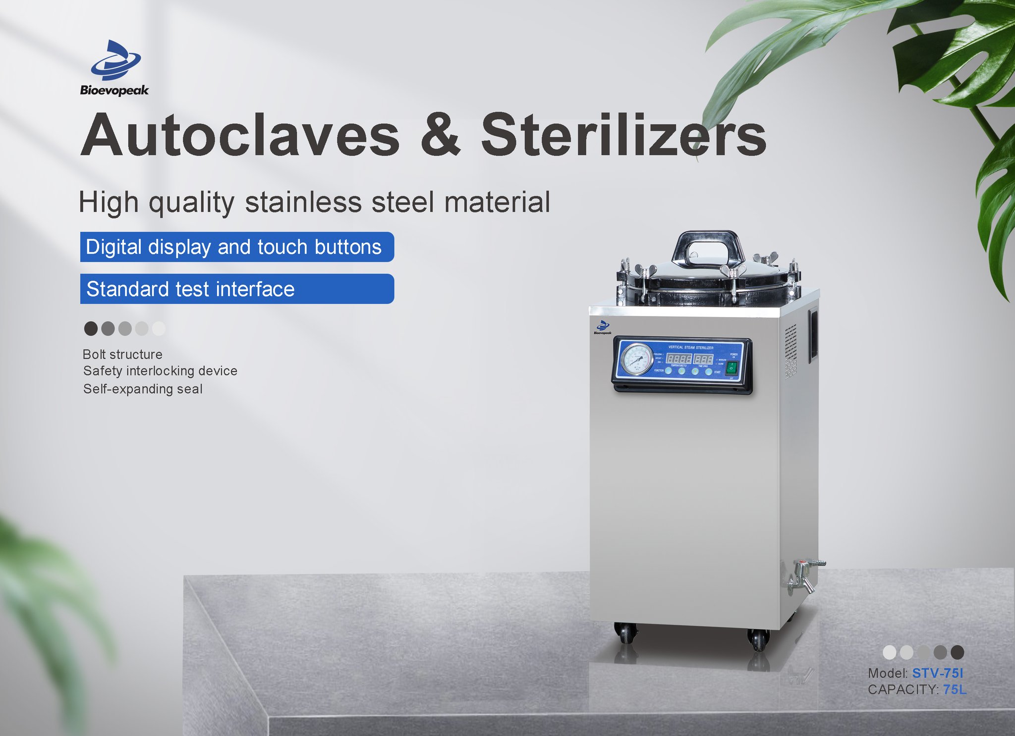 Bioevopeak on Twitter "Bioevopeak Autoclave, Bolted digital display automatic control, High