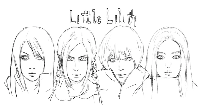 今日の似顔絵Little Lilithです。#LittleLilith 