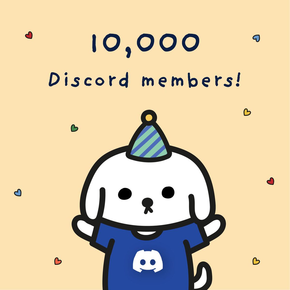 🥳Mega Giveaway - Boogie Doggies WL x 10🥳

10K Discord members finally!❤️ As promised, over 150 WL spots will be distributed on Discord!🥳 (We will close our discord soon)

To enter:
⭐️ Follow <a href="/BoogieDoggies/">Boogie Doggies</a> 
⭐️ Like + RT + tag 3 frens
⭐️ Join Discord: discord.gg/boogiedoggies