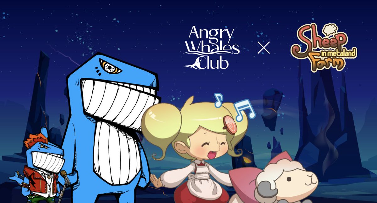 🚀Angry Whales Club x Sheepfarm in Metaland 파트너십 체결🚀 

AWC와 Sheepfarm 프로젝트가 파트너십을 진행했습니다
오프라인·온라인 사업 및 NFT 마케팅 관련 영역에서 함께 성장해 나갈 예정입니다!

협업부분: 
1⃣상호간의 다양한 컨텐츠 협업
2⃣친환경 캠페인 사업 참여
3⃣정부 행사 공동 참여
