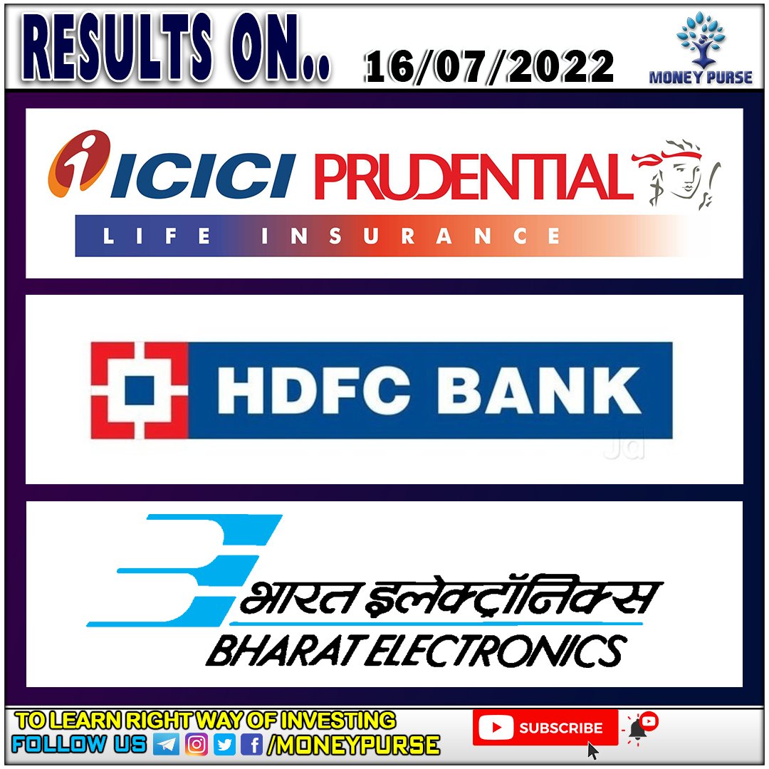 Moneypurseadv's tweet photo. #results2022
#finance #iciciprudentiallife
#icicipru
#ipru #hdfcbank #bharatelectronics
#be https://t.co/KXiSCaym8e