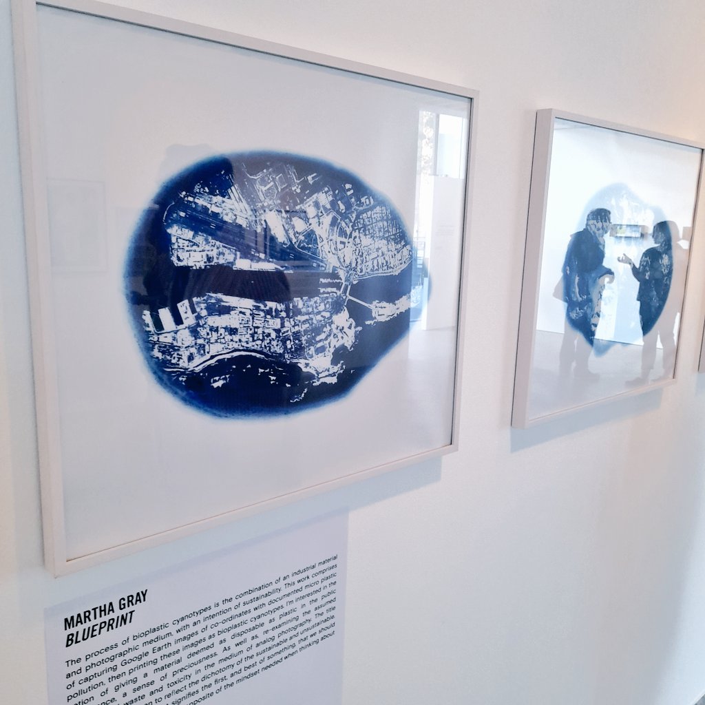 TheDbleNgtve's tweet photo. Had a great time @LookPhotoFest #climate pv last night @OpenEyeGallery. Particularly loved Martha Gray's experimentation cyanotypes made with algae & bioplastics tech, inspired by Anna Atkins 💙
#lookphotobiennial continues until 4 September 2022 💫 https://t.co/10cKGQxzI5