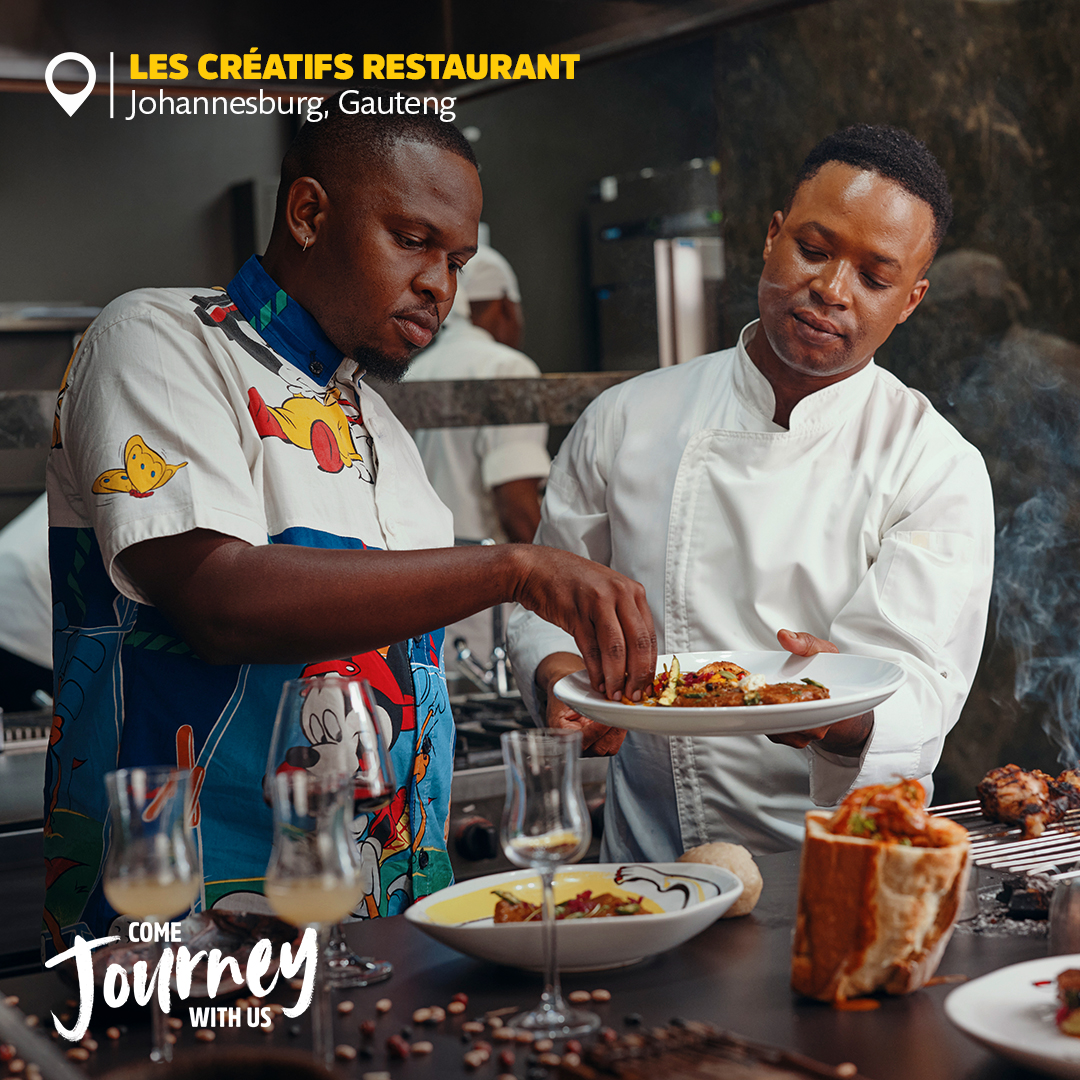 VisitSA_Africa's tweet photo. After this week we know for a fact, @chef_wandilemabaso’s Mzansi-inspired French cuisine is Big. Bold. And absolutely mouth-watering.

Why don’t you drop your favourite mouth-watering food snaps down below? ❤🤤 
@ExtraLargeCrave @lescreatifs_za @visitgauteng #LiveSouthAfrica https://t.co/vPUR9XLUhn