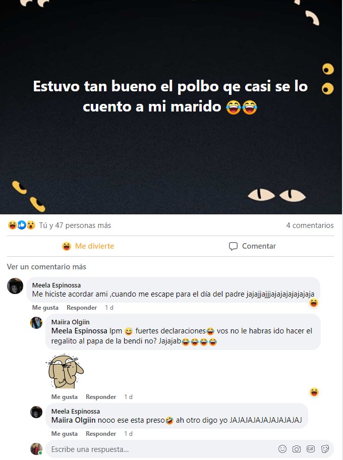 Amigo porque cerraste el facebook ?
- Mi face 
...
