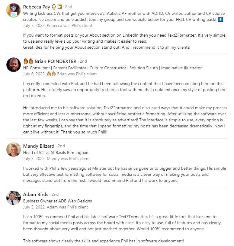 TextZformatter tweet media