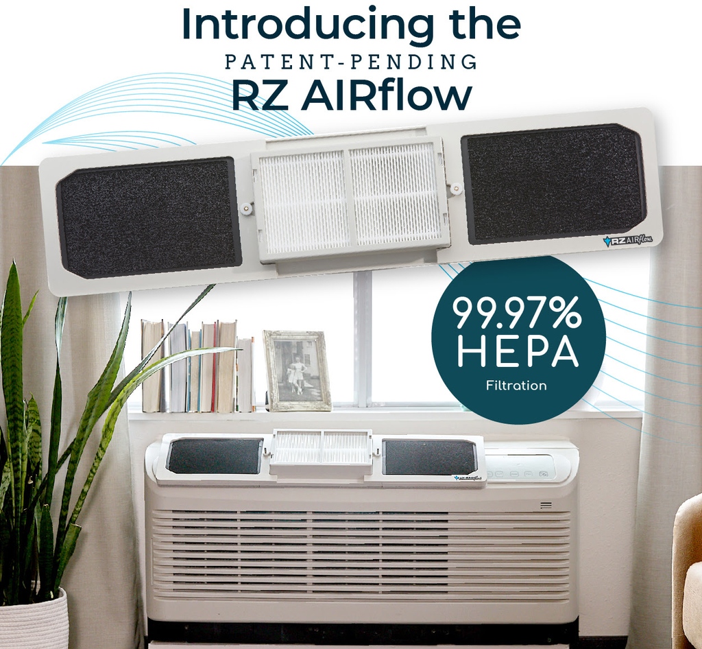🚨🚨 BIG NEWS ALERT! 🚨🚨
We’re so excited to share with you a big expansion of the RZ Industries brand, the RZ AIRflow – the first ever PTAC air-purifying filter for travel, work, and home! rzairflow.com