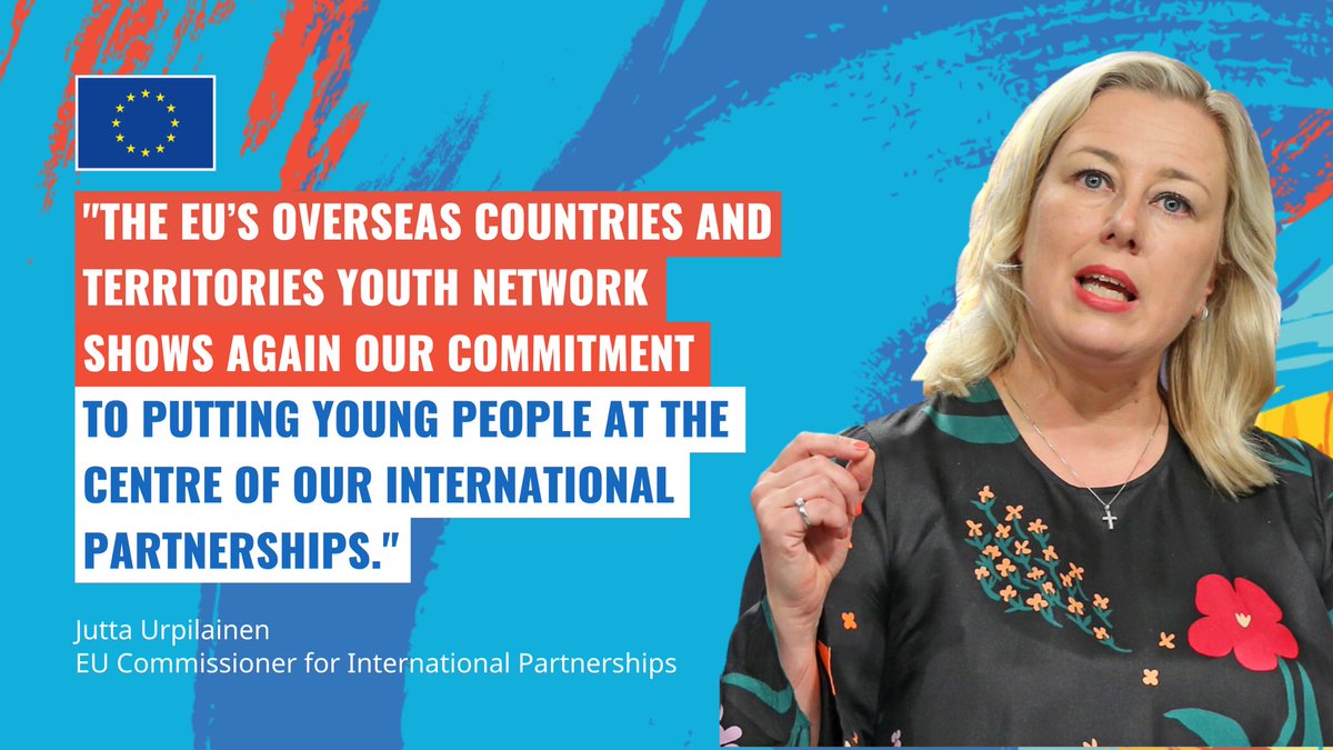 Our new Overseas Countries &amp; Territories Youth Network brings on board a diverse group of voices to:

🤝 streghten the ties between 🇪🇺 and OCT-youth 

🤔 enhance knowledge about the opportunities offered by 🇪🇺

🙌  involve the youth in the Partnership 
 
❓europa.eu/!973NXD