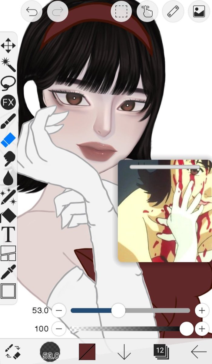 hiii goodevening ( morning/afternoon ) everyoneee !! here's a wip forrr todayy.. 
i see alot of mistakessss in heree and i dont like it, buttt anywaysss i want u all to see thissss ^^ Mima Kirigoe wip !! ^^ 
#wip #WorkinProgress #PerfectBlue #mimakirigoe #art #artmoots #artwork