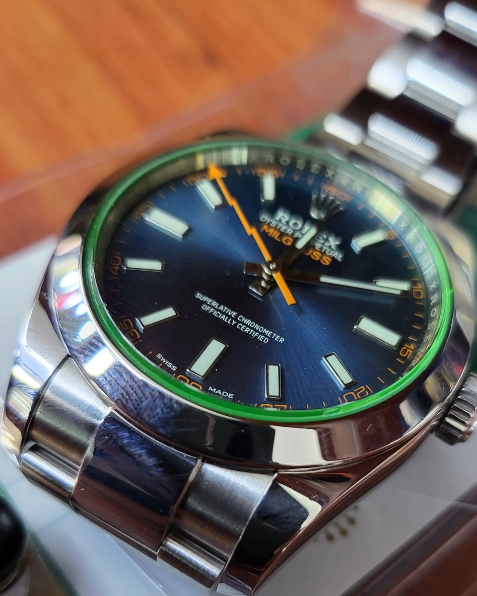 Rolex Colors :
Milgauss blue ,green and orange
Tri color Ref. 116400GV
For the Antimagnetic Collectors.

#Rolex #sport #Milgauss #antimagnetic #explorer2 #gmt  #watchesoftheday #orologio #pilotlife #doctors #Fashion #Moda #Lamborghini #Ferrari#Porschem#instagood#instawatches