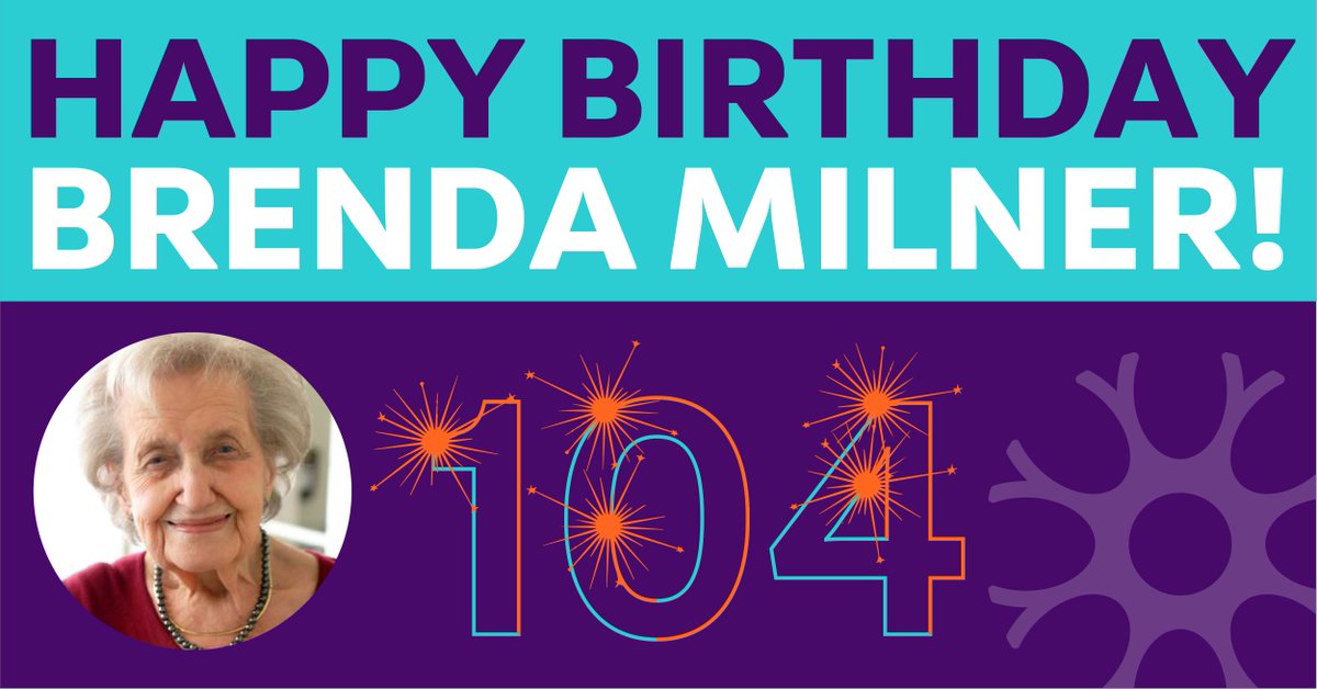 Happy birthday to our esteemed neuroscientist Brenda Milner! 🎁She is celebrating 104 years old today. To learn more about her distinguished life and career, visit: mcgill.ca/neuro/about/br…
