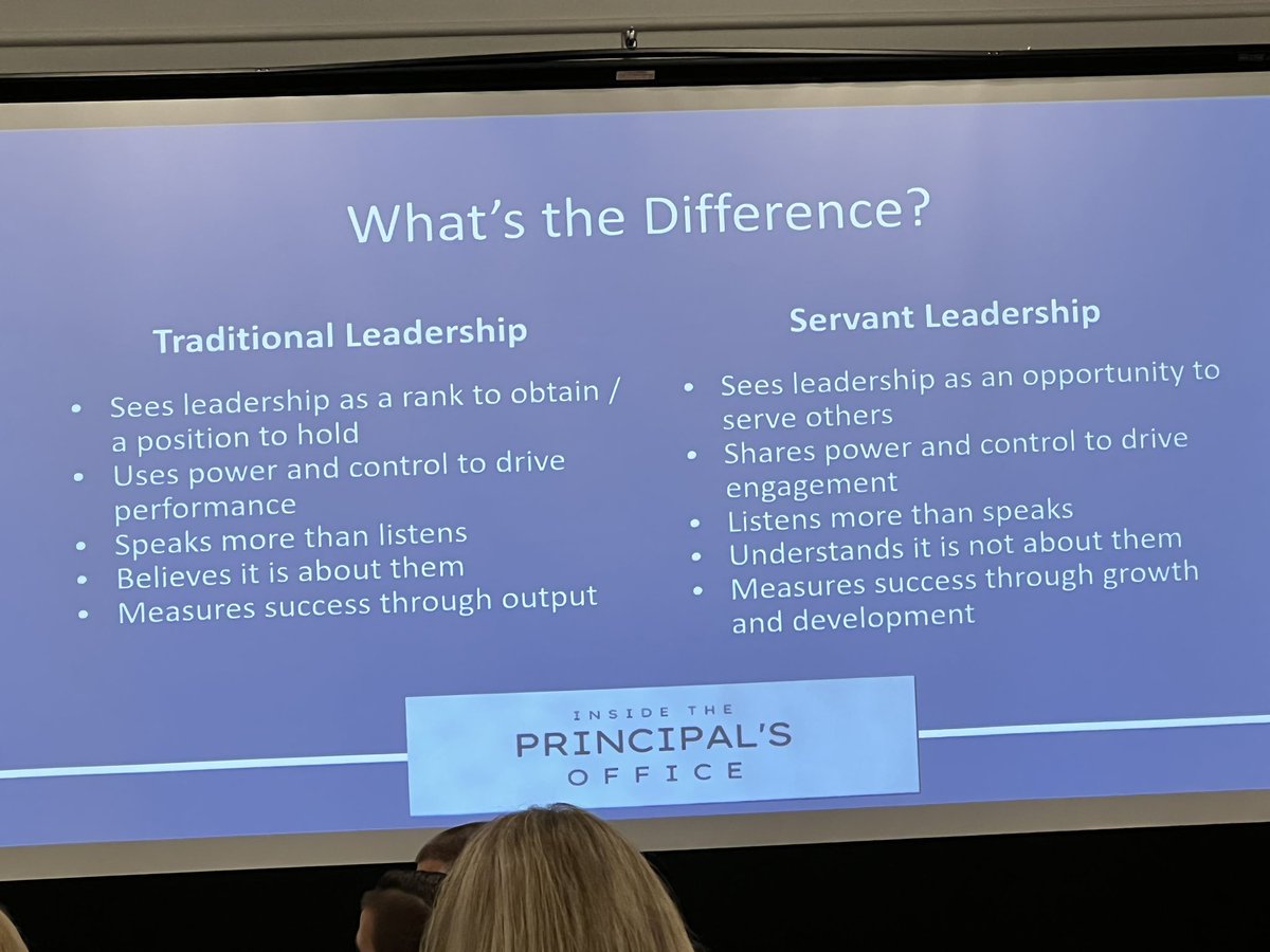 TeachOnPurpose's tweet photo. If serving is beneath you, leading is beyond you. @InsidePrincipal #NAESP22 https://t.co/UX7GdDyURR