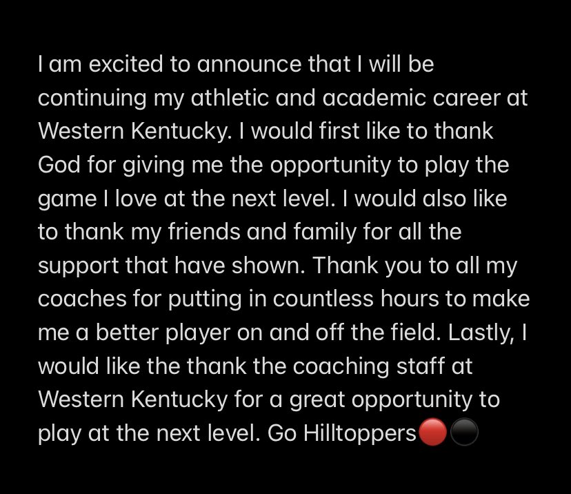 Committed. <a href="/PRPBaseball101/">PRP Baseball</a> <a href="/GVogt31/">Coach Vogt</a> @PBRIndiana <a href="/CoachRardin/">Marc Rardin</a> <a href="/RobFournierWKU/">Rob Fournier</a> <a href="/WKU_Baseball/">WKU Baseball</a>