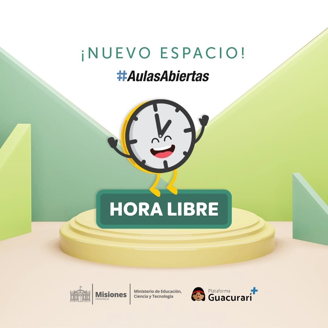 🕑 En estas vacaciones, Hora Libre está recibiendo familias que buscan acertijos, juegos, relatos de escritores misioneros, entre otras actividades.

📖 Un espacio hecho con talento local que acerca propuestas lúdicas y recursos pedagógicos a la comunidad. 

<a href="/PlatGuacurari/">Plataforma Guacurarí</a>