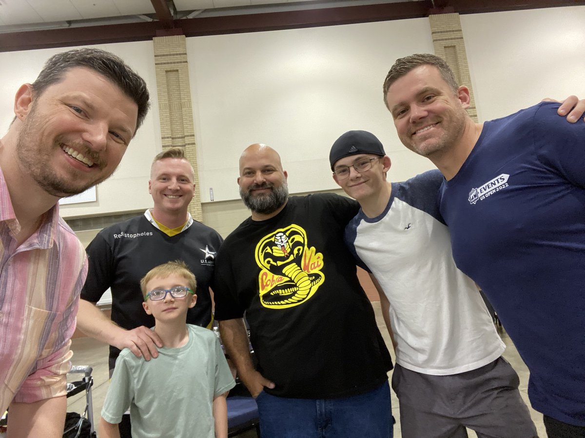 warmaster_tpm's tweet photo. Team shot. #wrongwaykids getting ready to start round 1. #whatc #gamesworkshop #WarhammerCommunity #wh40k https://t.co/bDybVOWoBx