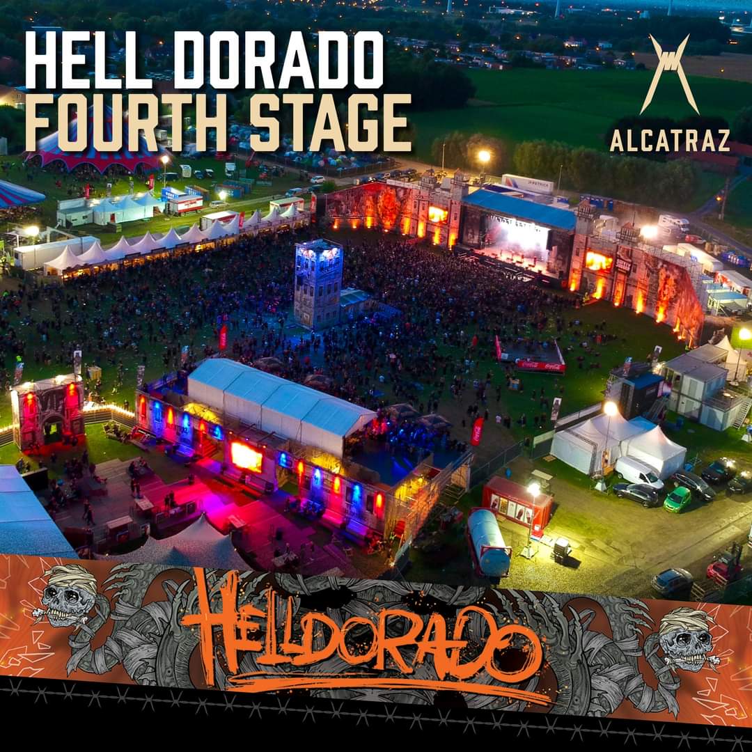 🎪🤘 HELLDORADO 🤘🎪
Helldorado makes its appearance at Alcatraz festival! The tent houses no less than 6000 metal heads that can go wild on the most diverse genres within the large metal spectrum. On the festival's fourth stage🤘
 alcatraz.be/en/tickets
#AOA22