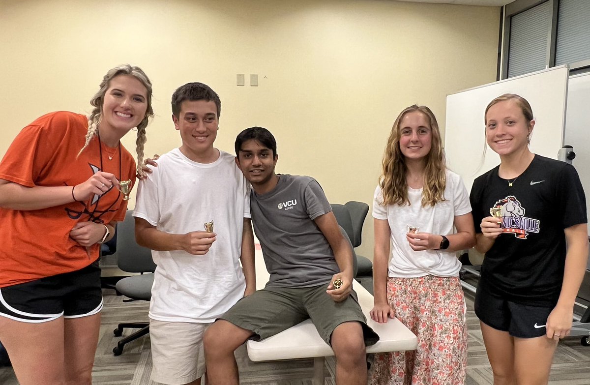 HCPSSpecCenter's tweet image. HRGS-CTA indoor “Field Day” championship team. Teamwork and strategy pay off!