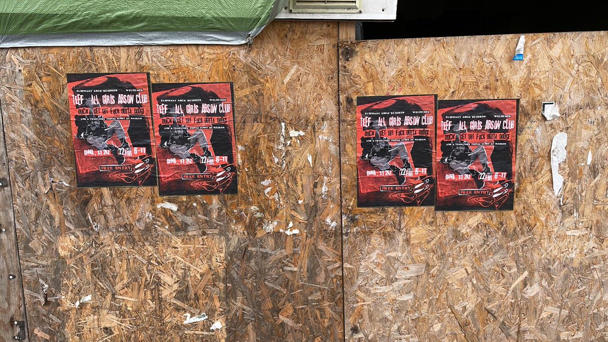 Posters are about for our <a href="/tramlines/">Tramlines Festival</a> fringe show at <a href="/DINAvenue/">DINA Venue</a> 

Take note and see you next week xxx