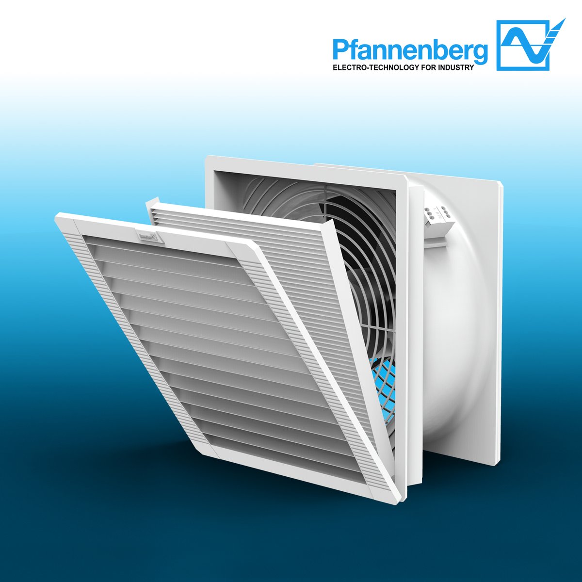 Pfannenberg_BR's tweet photo. O Conjunto de Ventilação com filtro #Pfannenberg fornece um sistema de proteção IP 55, Tipo 12 com aletas e pás do rotor com fluxo otimizado.

 Saiba mais em https://t.co/cW9n9PeYMu https://t.co/TTITe5d1rQ