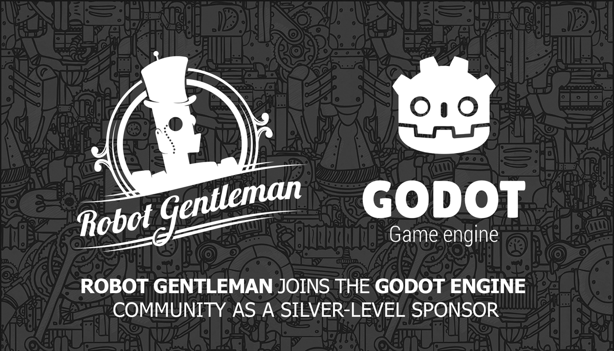Robot Gentleman joins the <a href="/godotengine/">Godot Engine</a> community as a silver-level sponsor. We are excited to support their mission, ambition, and continued work towards an open-source game engine.

#godotengine #gamedev #indiedev #opensource