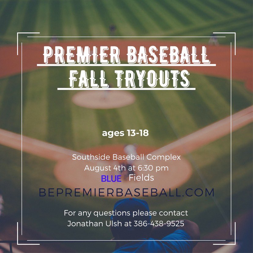 Fall tryout info! DM for more info or contact <a href="/Chew_26/">Jonathan Ulsh</a> <a href="/jedge23/">Joey Edge</a> @jtclark8