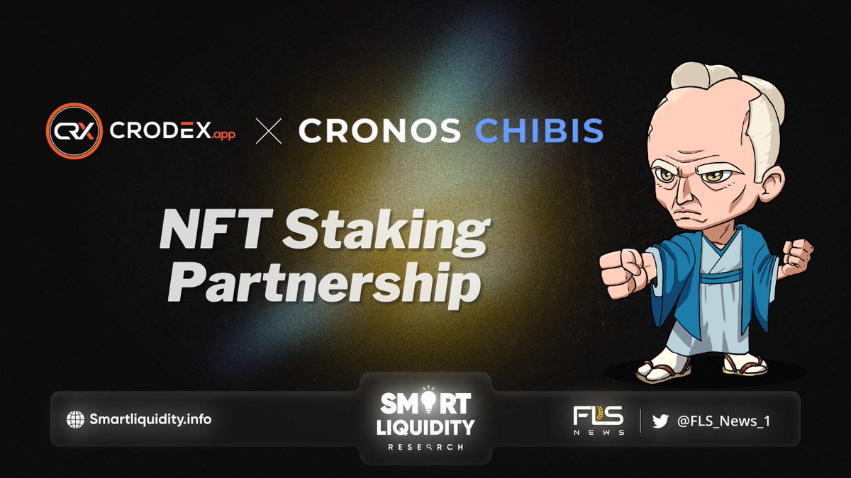 FLS_News_1's tweet photo. ⚔️ @Crodexapp NFT Staking Partnership With @CronosChibis

✅Stake #CronosChibis #NFT
✅Earn $CRO

⚔️ #Crodex is a decentralized exchange (DEX), providing liquidity and enabling peer-to-peer transactions on #Cronos.

⬇️Stake Here:
https://t.co/Wc757pwQL5 https://t.co/nGvXxL2gvA
