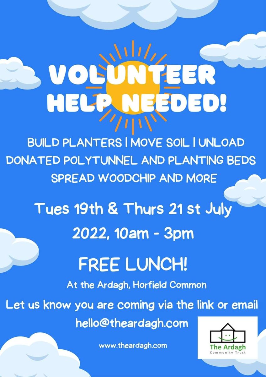 TheArdagh's tweet photo. If you're free on Tues & /or Thurs next week & fancy #volunteering for a few hours to help us in the #gardens, please get in touch! Lunch available as a small thank you for all who can come for the day #Bristol #Community #Garden #MovingStuff #MakingStuff #CommunitySpace https://t.co/F8Eg17ymrL