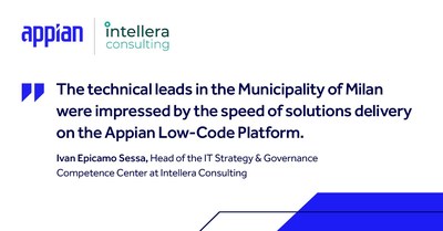 charlesaraujo's tweet photo. From @TheDXReport: The Municipality of Milan Uses Appian (@Appian) to Automate and Digitize Citizen Services https://t.co/HHDAXwQnsu #ExTechNews #LowCode https://t.co/qpb3nHyL1u