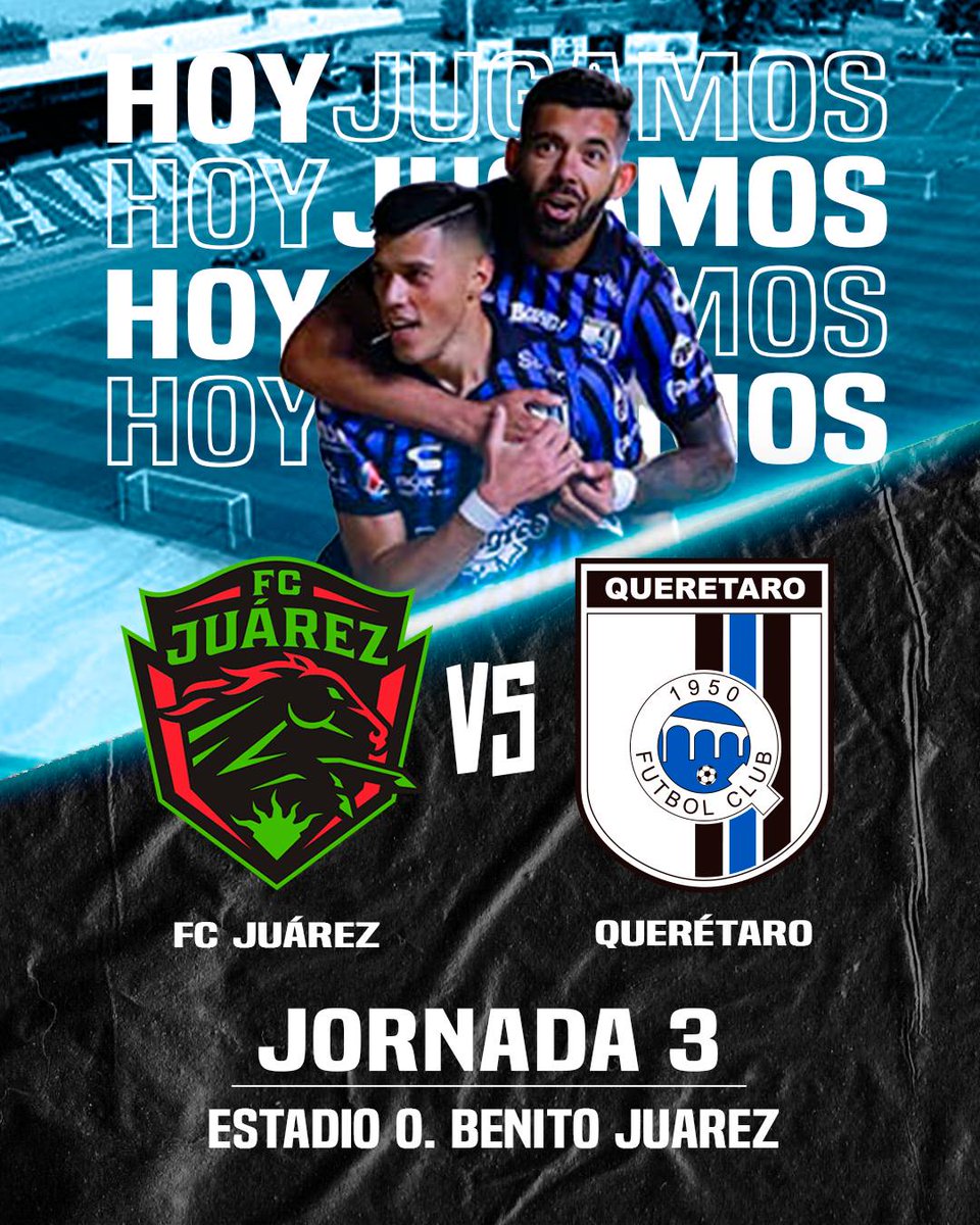 TerritorioGallo's tweet photo. #J3 | ¡Hoy! ¡Hoy!

Juegan los Albiazules en la frontera, vamos por los 3 puntos, hoy se gana 

@fcjuarezoficial 🆚 @Club_Queretaro

🏟️ | Olímpico Benito Juárez
⏰ | 09:05 PM
📺 | Por @foxsportsmx

#RetandoLaHistoria #TerritorioGallo https://t.co/OokAoLSQFm