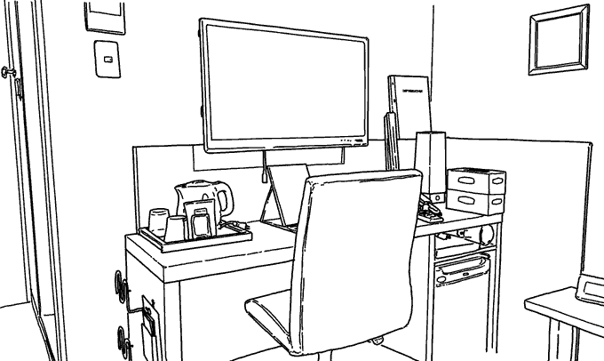 リハビリ(前に泊まったビジホ) 