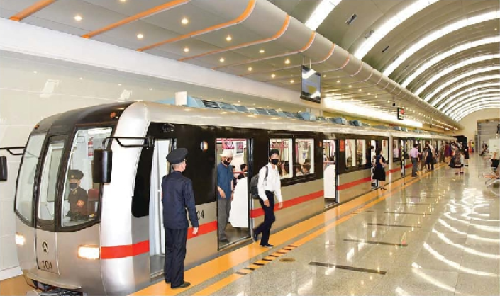 rwinstanleyc's tweet photo. '...Everyone who looks at the subway trains of our style proudly says that self-reliance is the source of the great strength startling the world people' #NorthKorea #rodong cc. @ernestleungmt https://t.co/bBk1aFaA9n https://t.co/8k0IjXIk1G