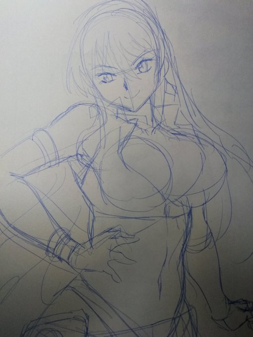 ユリっぺも描いてみよう。 