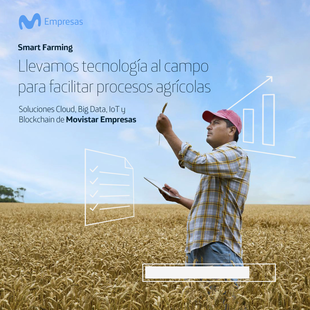 FabianHdezR's tweet photo. ¡El campo más conectado con Movistar Empresas! Impulsamos la revolución agrícola con soluciones digitales y tecnología óptima para la producción de alimentos y planificación, procesamiento y almacenamiento de estos. Conoce más aquí https://t.co/U1raCBoOJW https://t.co/fU4qCNUVcb