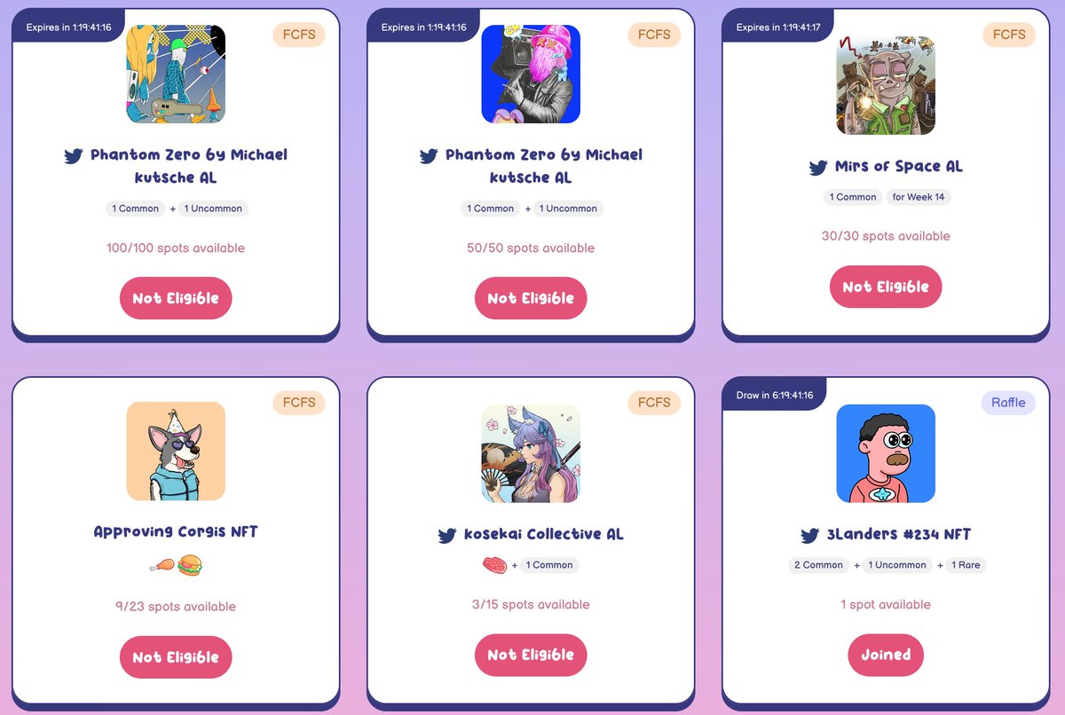 dingson's tweet photo. NEW AL spots of @TastyBonesNFT giveaway portal week 14:
1 x common + 1 x uncommon = @PhantomZeroNFT AL
1 x common (week 14) = @MirsofSpace AL

and of coz...

2 x common + 1 uncommon + 1 rare = @3LandersNFT NFT raffle

COLLECT YOUR FOOD NOW 🔥👀 https://t.co/FgSeCbGrVg