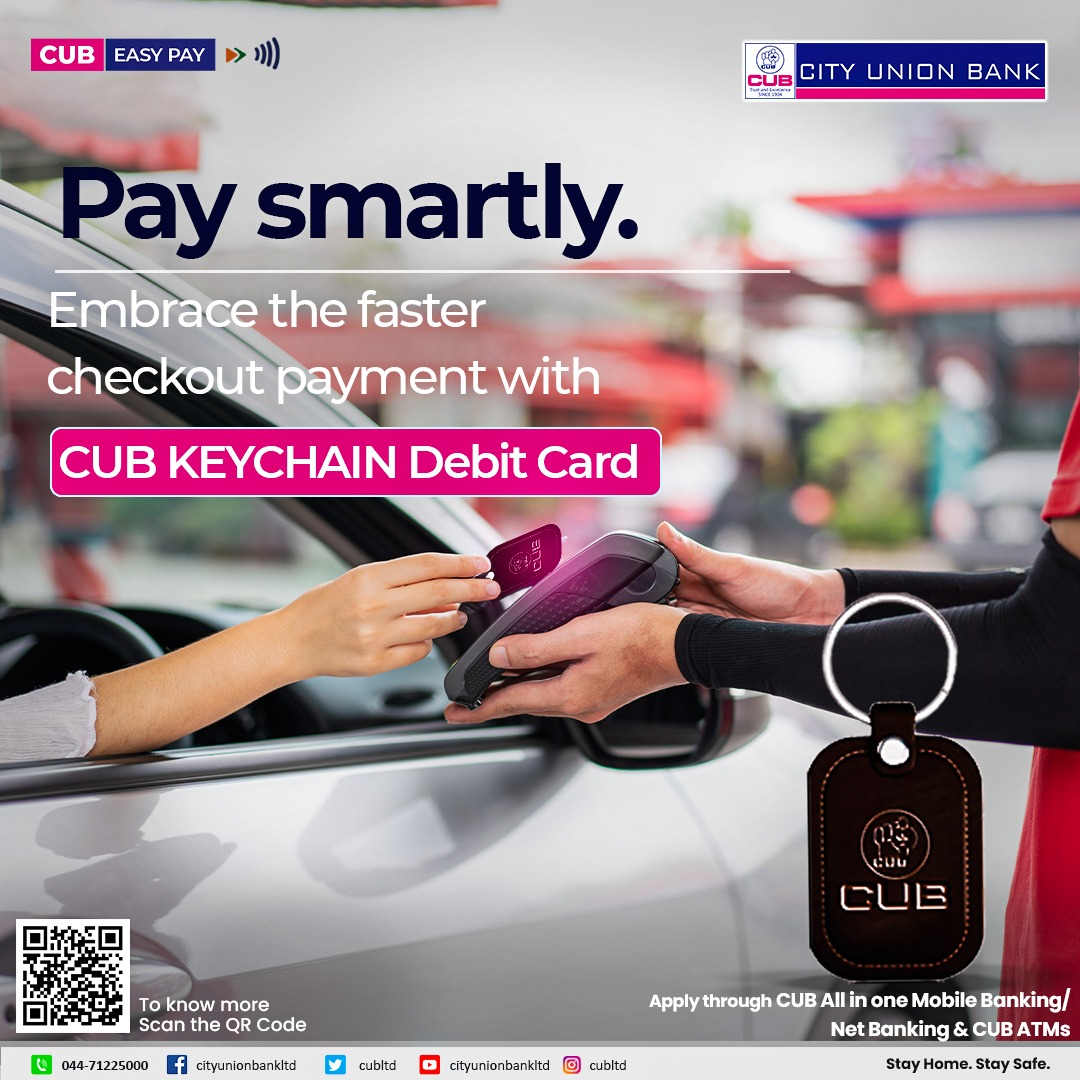 cubltd's tweet photo. Pay Smartly using CUB Keychain Debit Card #cubltd #cityunionbank #payonthego #keychaindebitcard #contactlesspayments
To know more https://t.co/cL277oHH7M https://t.co/DjbJsjyf8q
