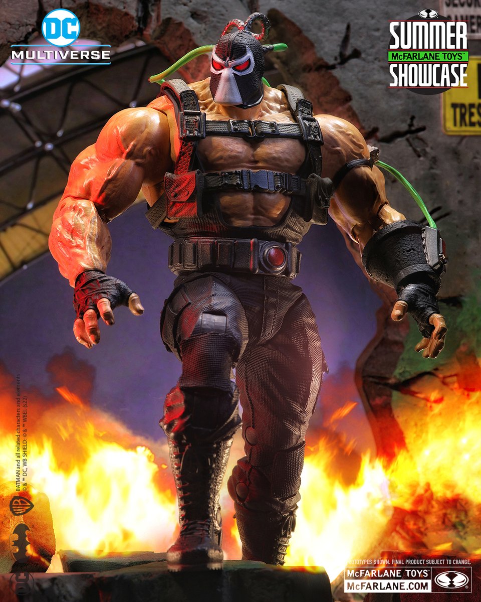 YOU ask, <a href="/McFarlaneToys/">McFarlane Toys</a> CREATES! Introducing the NEW Bane Megafig! 

Pre-orders available NOW bit.ly/BaneMegafig-Mc…

#McFarlaneToys #Bane #McFarlaneSummerShowcase