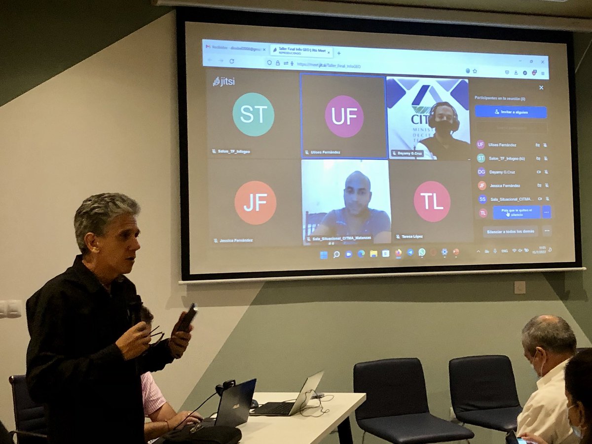 Presenta Guillermo Lastre <a href="/CITMATELOficial/">CITMATEL</a> estrategia de sostenibilidad tecnológica de la red y los servicios #infoGEO 👨🏻‍💻 
•
•
•
<a href="/PNUDCuba/">PNUD Cuba</a> <a href="/citmacuba/">Ministerio de Ciencia, Tecnología y Medio Ambiente</a> <a href="/AMA_CUBA/">AMACuba</a> <a href="/igtcuba/">Instituto de Geografía Tropical Cuba</a> <a href="/XETID2/">XETID</a> <a href="/CientexMatanzas/">CientexMatanzas</a> <a href="/proyectomicosta/">ProyectoMiCosta</a>