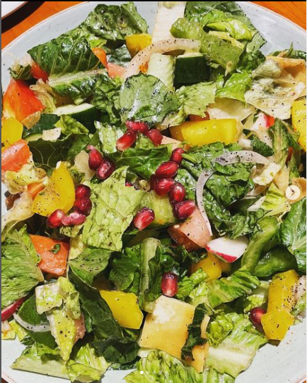 Crispy Pita, pomegranate seeds, and our authentic Middle Eastern dressing. What is the best part of our signature Fattoush salad for you? Reshare: 📸_thehalalfoodie_ on Instagram #toronto #torontorestaurants #gta #torontoeats #middleeasterncuisine #foodie #appetizer #food